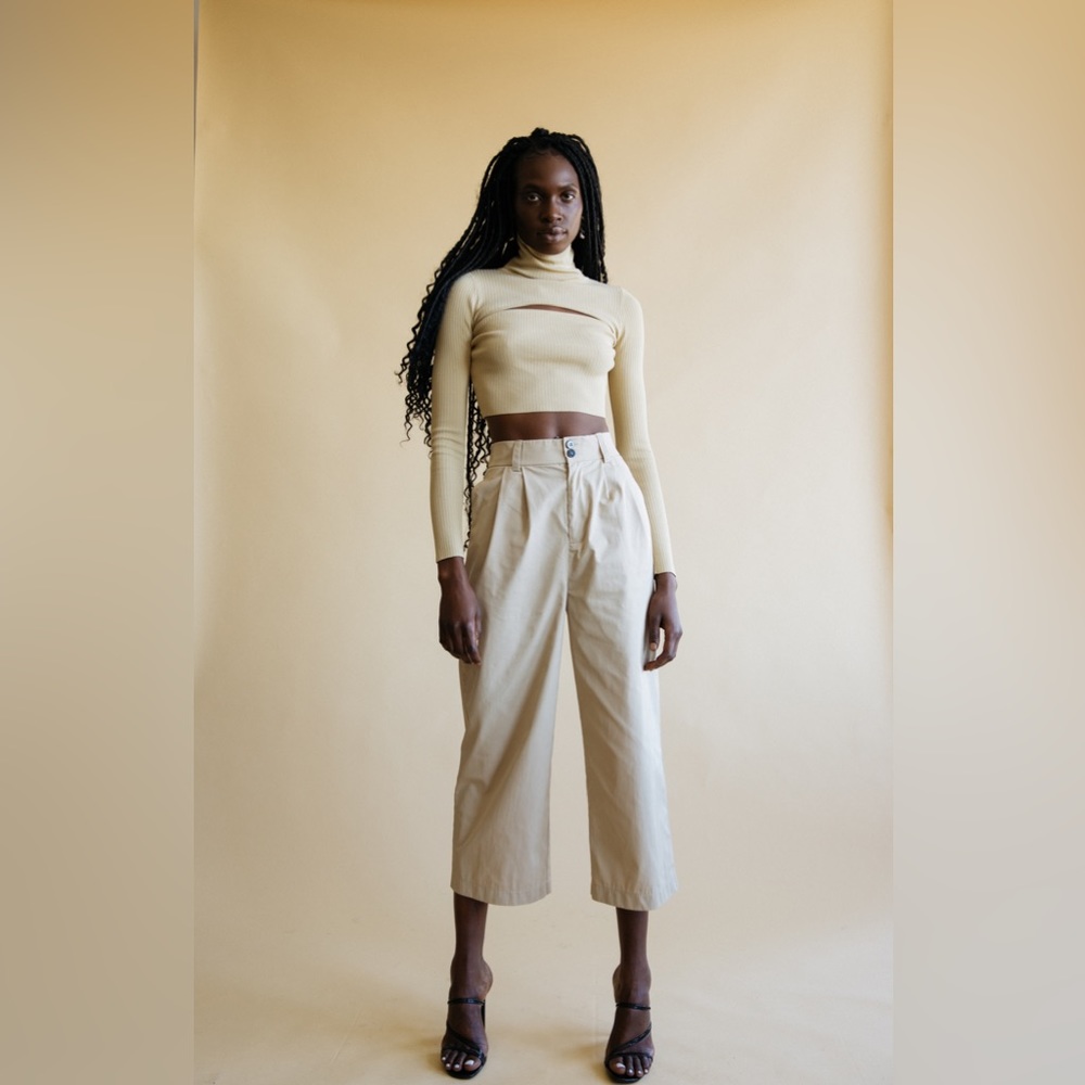 ZARA high-waist trousers